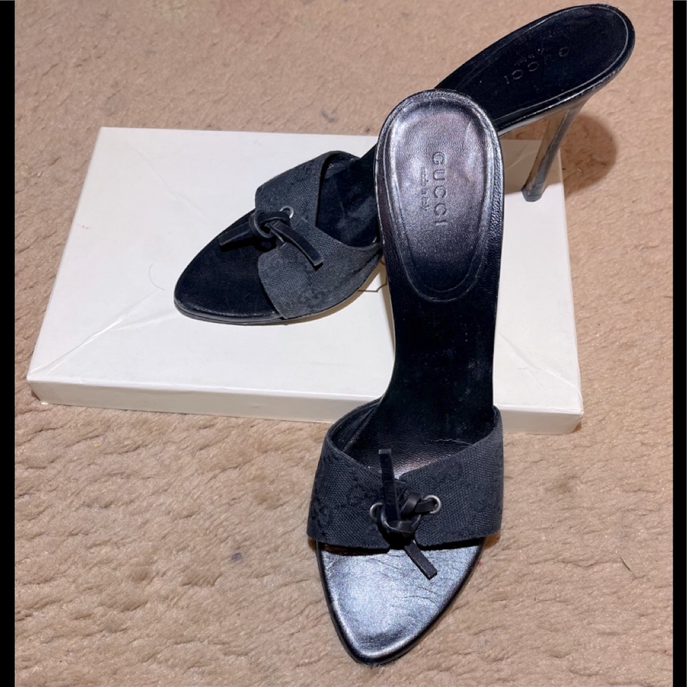 Used Authentic Gucci Sandals Size 8 1/2 B